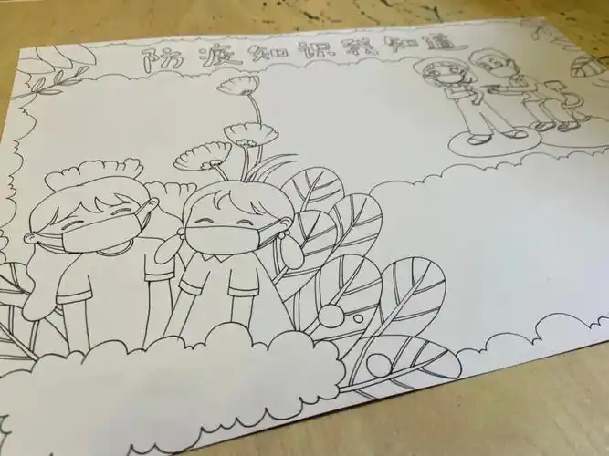 防疫抗疫手抄报  #防疫简单手抄报