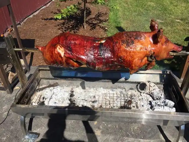 the roast pig at the orchard kitchen (photo by harry anderson)