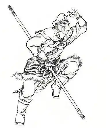 孙悟空的绘画 孙悟空怎么画