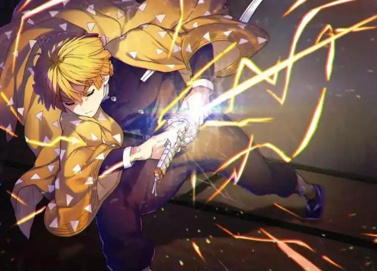 鬼灭之刃,网友神还原日轮刀,日之呼吸绚烂,雷刃仿佛破次元