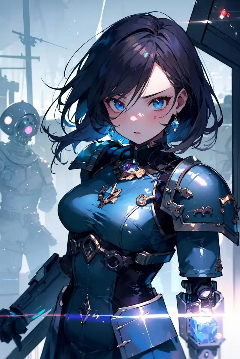 机甲少女 #赛博朋克 #二次元 #二次元# #动漫头像和壁纸# #美女