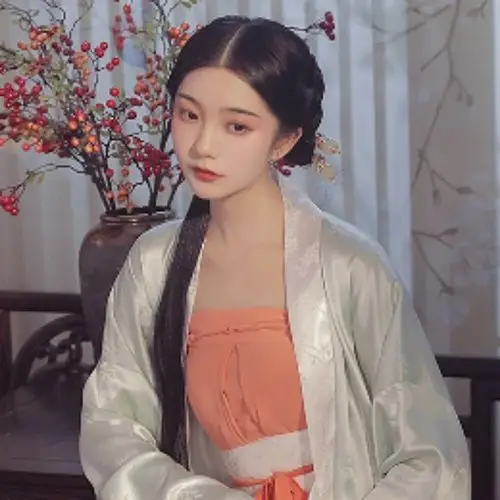 "时未遇兮无所将,何悟今兮升斯堂"微博自截 古风汉服女生头像