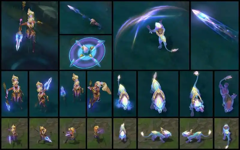 活动  【英雄联盟】新皮肤黎明使者系列-奈德丽新皮肤演示!