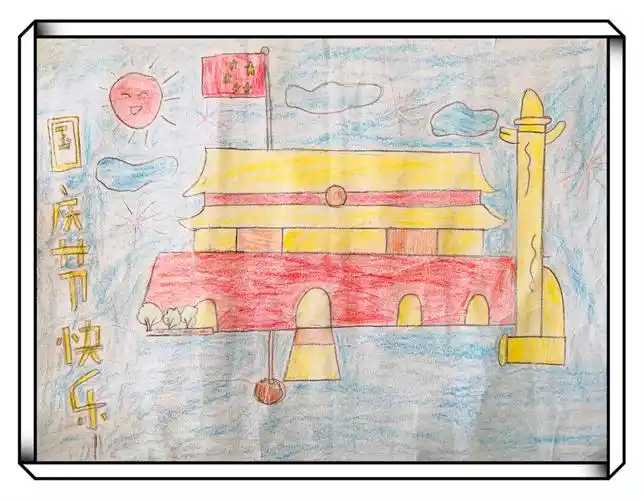 章安惠民小学"庆国庆,颂祖国"主题绘画作品展示