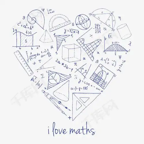数学测量工具简笔画