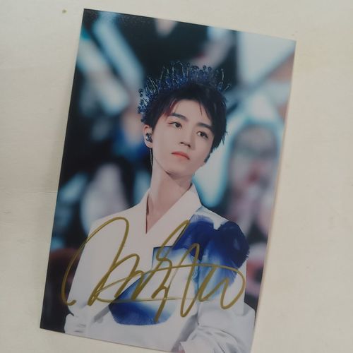 tfboys王俊凯亲笔签名照片时尚周边包邮