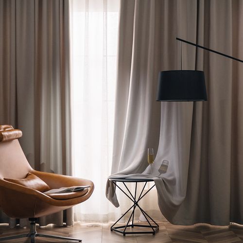 棉麻窗帘ins北欧简约现代全遮光轻奢2021年新款卧室客厅落地窗帘