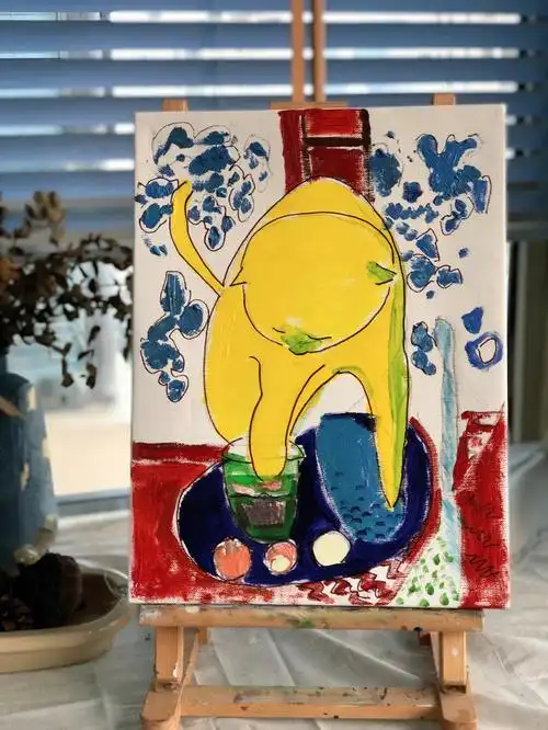 学习马蒂斯野兽派的绘画