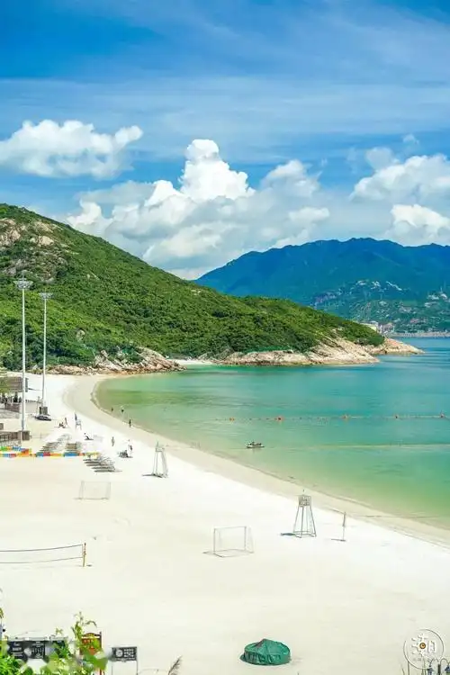 广州隔壁有片净土果冻般海水象牙白沙滩