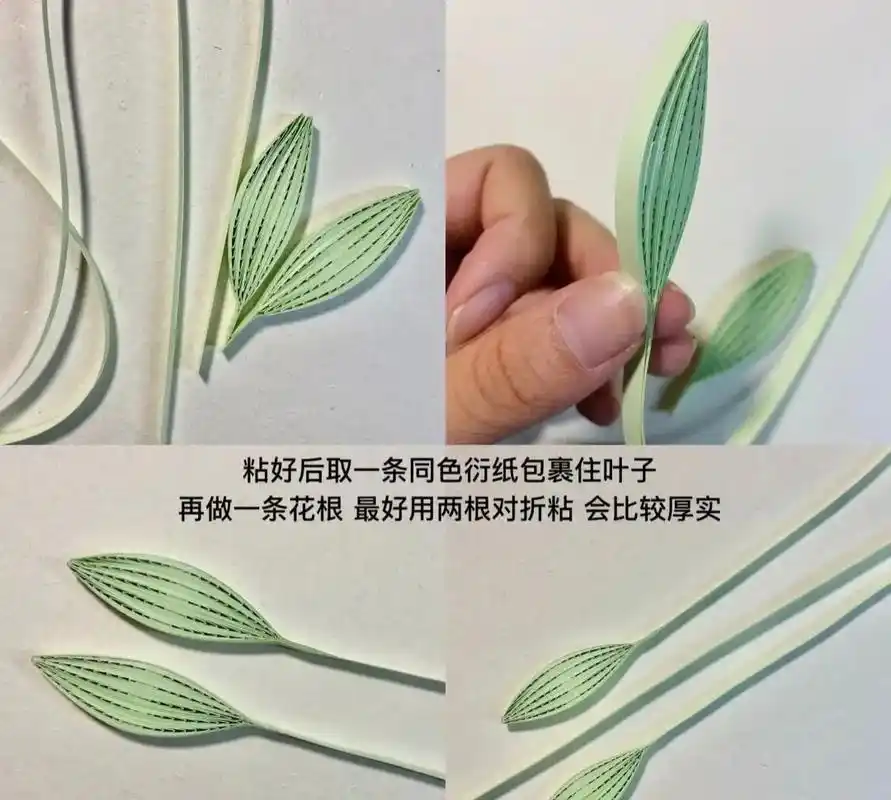 手残党友好衍纸郁金香教程