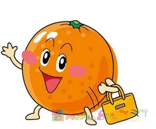 橘子女孩的简笔画