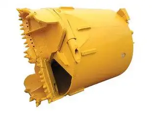 淤泥,砂砾层,风化软基岩等钻进,可分为土层旋挖斗和岩石旋挖斗两类