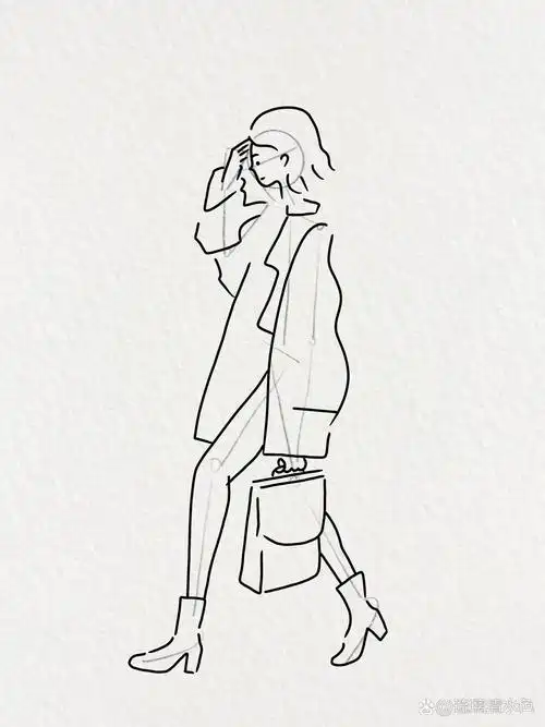 ins风极简画手绘分享简笔插画含步骤no.48