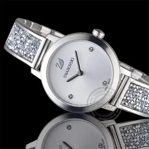 swarovski施华洛世奇闪耀满天星女士手表仿水晶镶钻腕表石英表手表女