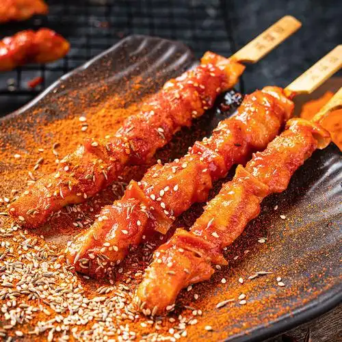 昊瑞福食品骨肉相连鸡软骨脆骨冷冻半成品批发油炸食品小吃烧烤串