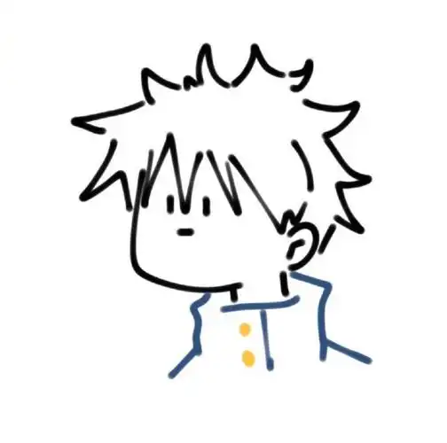 咒术回战第二季#好可爱的简笔画小人头像 94:奥尔良味烤年糕 已