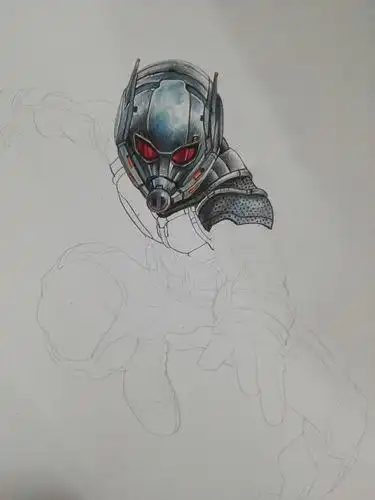 蚁人简笔画 蚁人简笔画步骤