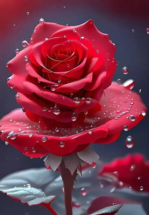 玫瑰花的花语是爱情,不同颜色的玫瑰花也象征着不同的寓意