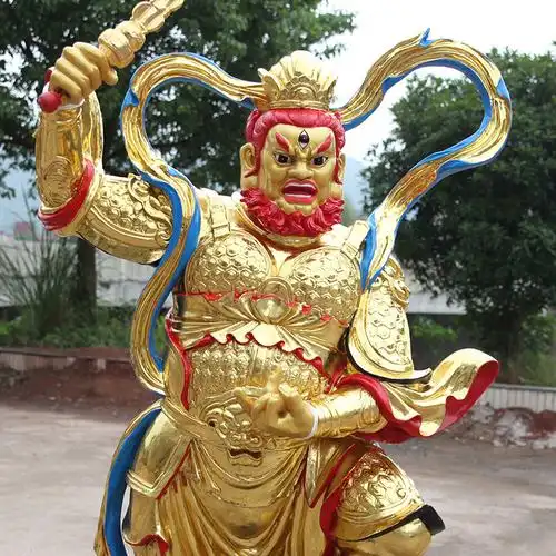 包邮寺庙供奉王天君王灵官道教护法树脂神像镇摆件