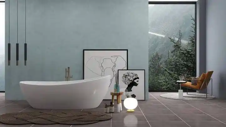 艺术涂料效果图蔻帝用灰色意境装点静谧家居