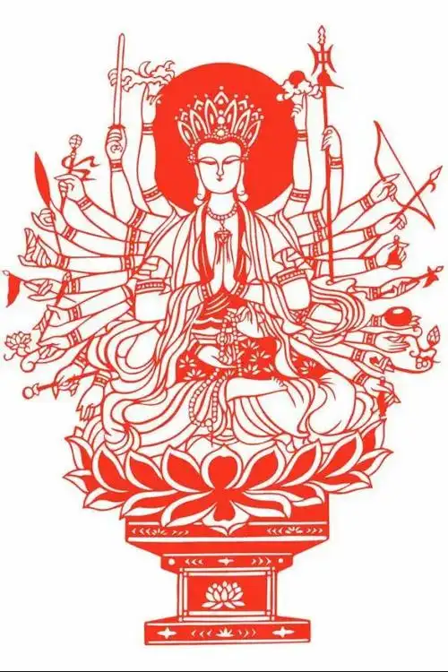剪纸艺术~佛