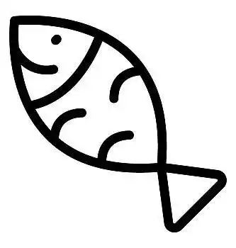 鱼肉,线条,象征