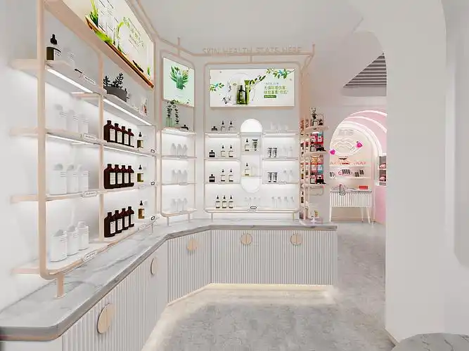 化妆品店设计|空间|展陈设计|左岸的男人_原创作品-站酷zcool