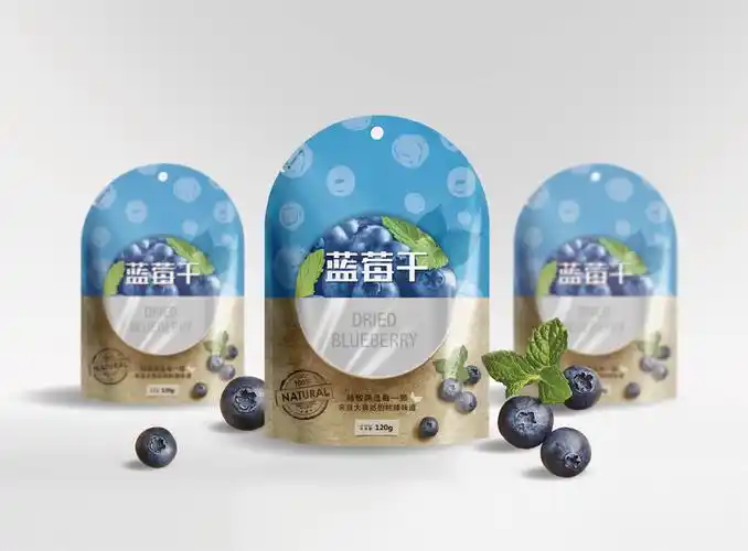 蓝莓干包装设计
