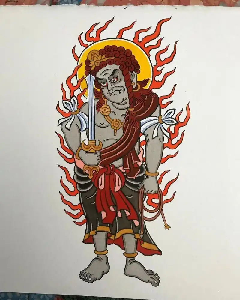 日式老传统纹身图