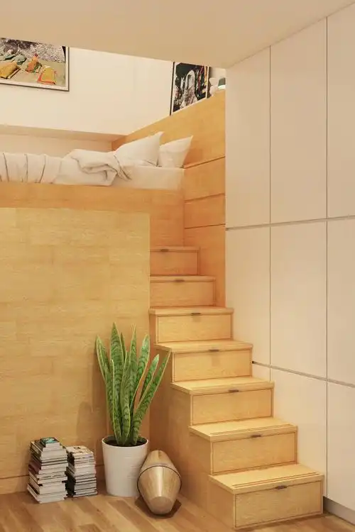 简约暖喧跃层公寓