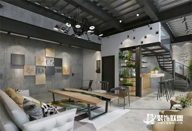小面积工作室创意装修效果图