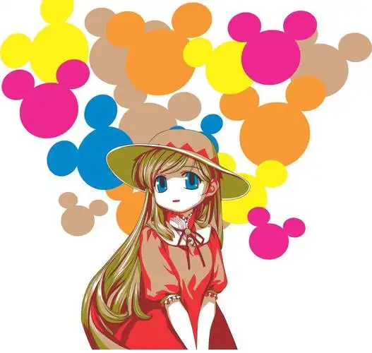 首页 平面广告 卡通/插画 卡通人物 >女孩设计图案图片 千图网提供