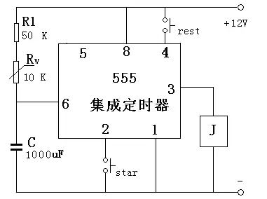 帮忙提供个12v简单延时电路图