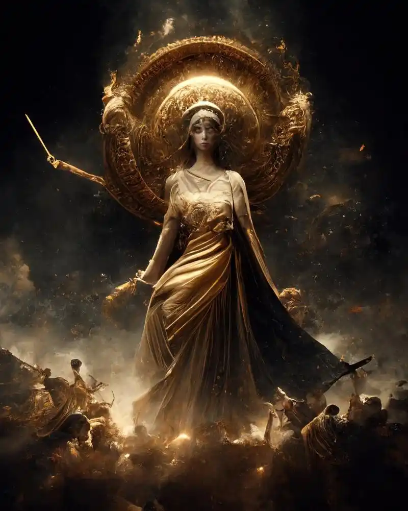 希腊众神·雅典娜 雅典娜是希腊神话中的智慧女神和战争女神.