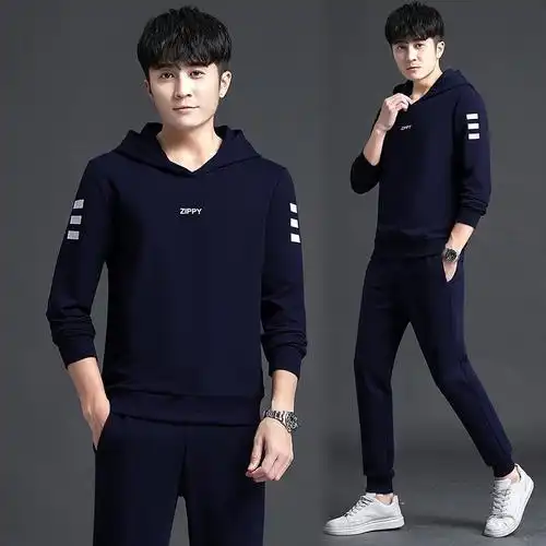 休闲运动套装男士春秋款韩版潮流运动装男卫衣春秋季时尚运动服男装两