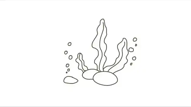 水草简笔画怎么画