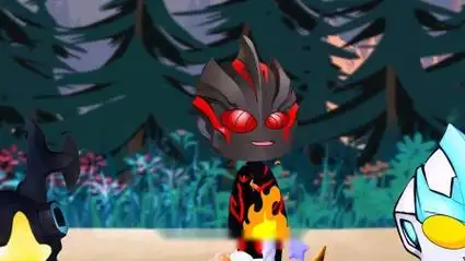 小奥特曼给小芝顿过生日