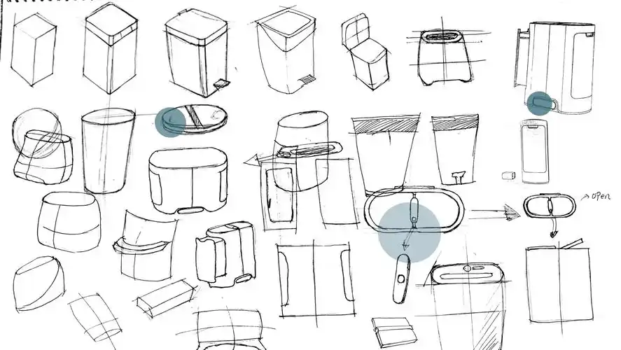 ecohouse垃圾分类你需要这样一款垃圾桶产品作品集