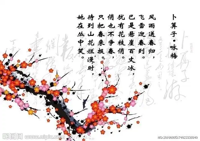 6《卜算子 咏梅》陆游