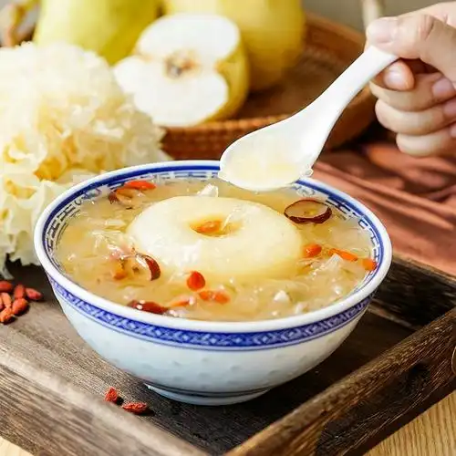 冰糖烤梨500g半成品一整颗炖梨小吊梨汤银耳炖雪梨即食商用摆摊