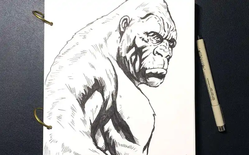 如何画金刚 | 哥斯拉大战金刚_哔哩哔哩_bilibili