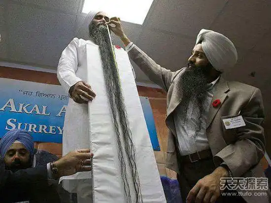 11,世界上下巴胡子最长的人