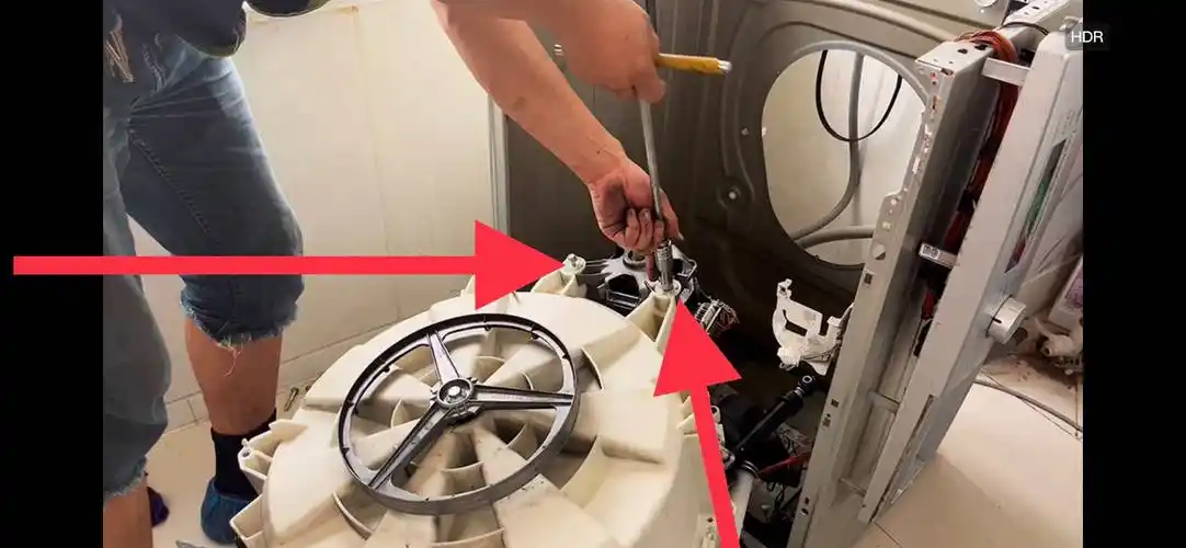 西门子滚筒洗衣机清洗_螺丝_拆机_挡板