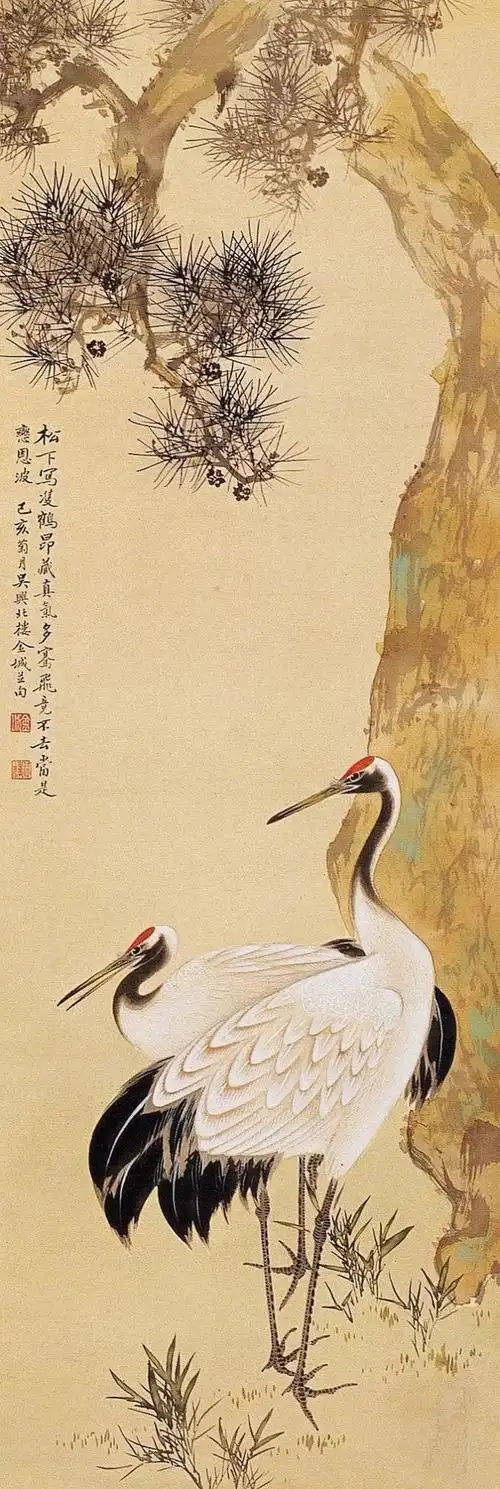 「金城花鸟」金北楼(1878-1926),即金城,近代赫赫有名的大画家,清末民