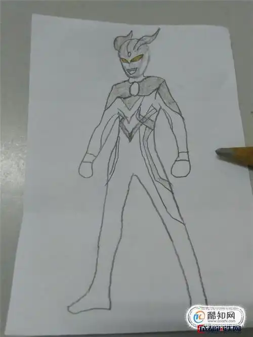 高级赛罗奥特曼怎么画