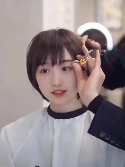 韩式超短发可甜可盐的减龄显小适合圆脸方脸