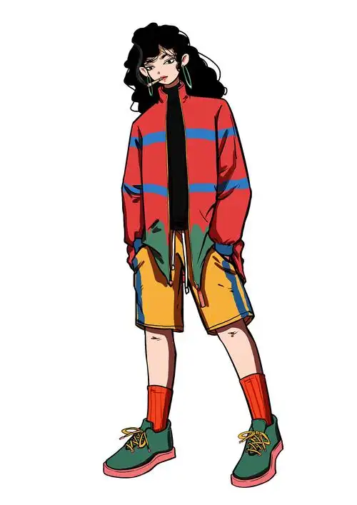 人物平涂|插画|创作习作|咸鱼炙 - 原创作品 - 站酷 (zcool)