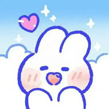 q版兔子萌图手绘头像高清超萌的简约可爱简笔画兔子头像图片