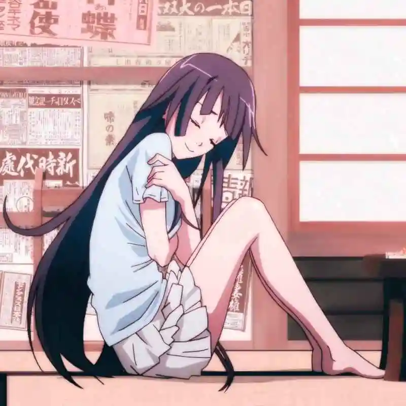 《物语系列》战场原黑仪,动漫头像自剪,教科书般的傲娇女孩