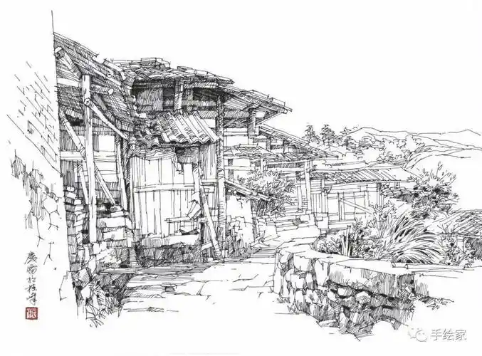 探寻中国传统建筑之美 | 耿庆雷教授民居写生集萃